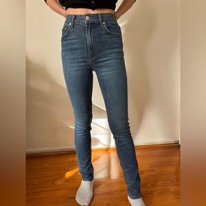 Reformation High Rise Blue Jeans